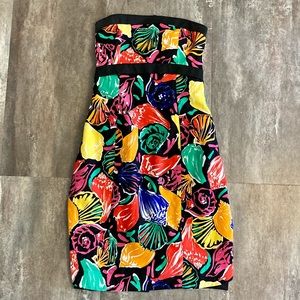 Vintage A.J. Bari 90’s Tropical Cocktail Dress 🐚